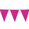 Hot pink vimpelguirlande, stor