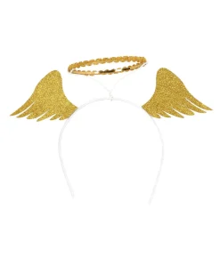 Hårbøjle guld engel