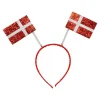 Hårbøjle med danske flag