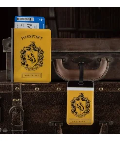 Hufflepuff bagagemærke og pascover