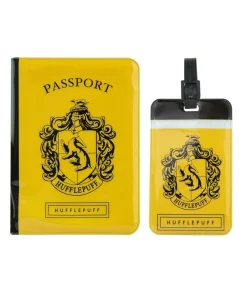 Hufflepuff bagagemærke og pascover