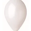 Hvid ballon, metallic