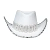 Hvid Bride cowboyhat