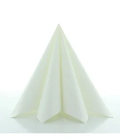 Hvide Airlaid servietter 24x24 cm