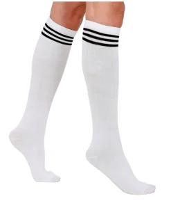 Hvide athletic strømper