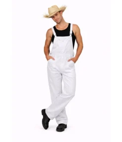 Hvide overalls kostume