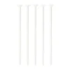 Hvide papir ballonpinde, 100 stk