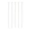 Hvide papir ballonpinde, 10 stk