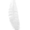Hvide strudsefjer 35-45 cm, 12 stk
