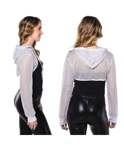 Hvid net bolero