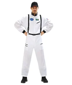Hvidt astronaut kostume