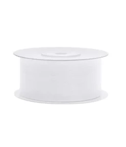Hvidt chiffon bånd 38mm
