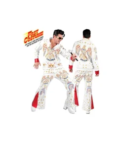 Hvidt Elvis Presley kostume