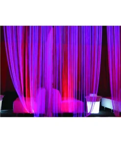 Hvidt lounge gardin
