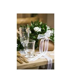 Hvidt organza bånd