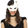 Hvid venetian maske