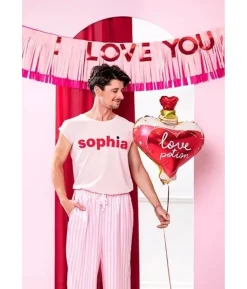 I love you banner med frynser