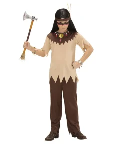 Indianer dreng kostume