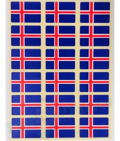 Island flag stickers