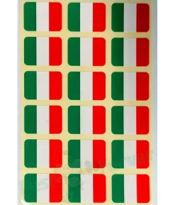 Italien flag stickers