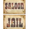 Jail / Saloon skilt