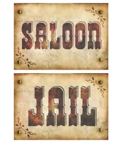 Jail / Saloon skilt
