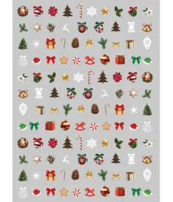 Jule negle stickers