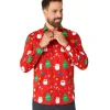 Juleskjorte Festivity Red