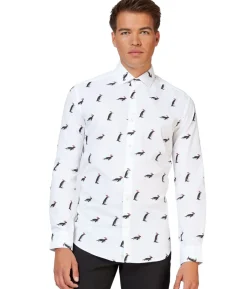 Juleskjorte Penguins