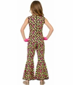 Jumpsuit med blomster til piger