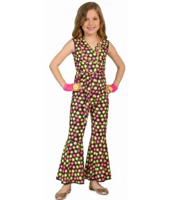 Jumpsuit med blomster til piger