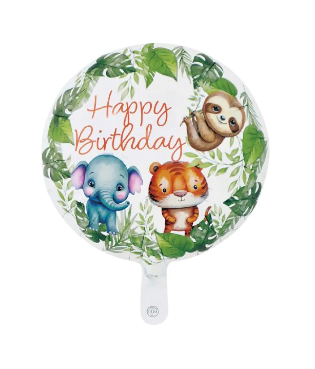 Jungle fødselsdag folieballon, 46 cm