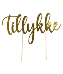 Kagedekoration Tillykke