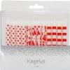 Kagelys med holder, 12 stk