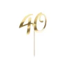 Kagepynt 40 guld