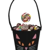 Katte slikkurv i filt, 10cm