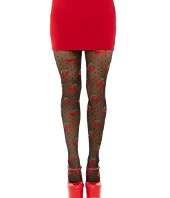 Kirsebær strømpebukser