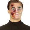 Klar maske med sår