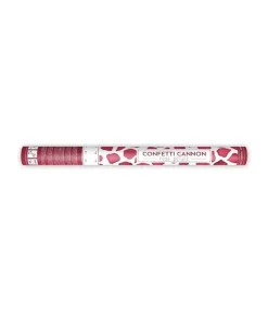 Konfettirør med røde rosenblade, 60 cm