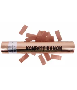 Konfettirør, Rose gold 30 cm