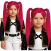 K-pop paryk pink, barn