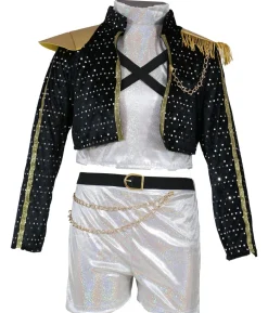 K-pop star Silver leader kostume