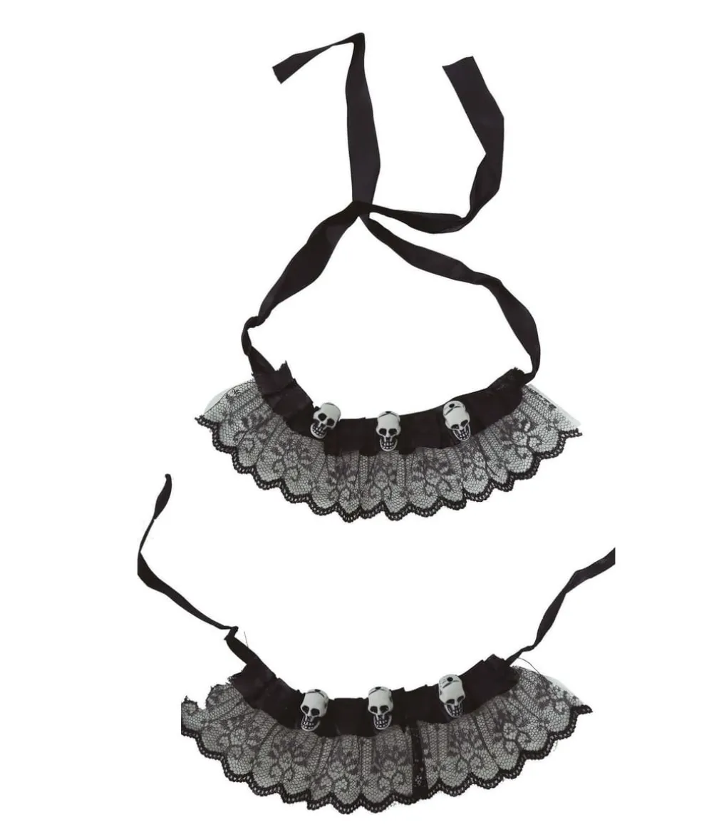Kranie choker med armånd