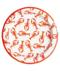 Krebsegilde paptallerkner 28 cm