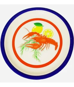 Krebsegilde tallerkner 28 cm