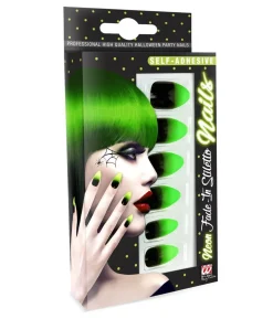 Kunstige negle Fade in Neon