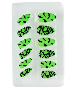 Kunstige negle Neon Bats