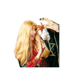 Langhåret blond hekseparyk, Morgana