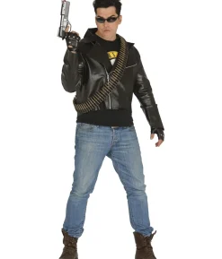 Læderjakke kostume