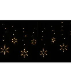 LED lysguirlande med snefnug